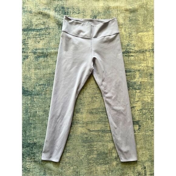Nike Light Thistle Periwinkle Blue Purple One Luxe Mid Rise 7/8 Leggings Large - Picture 1 of 10